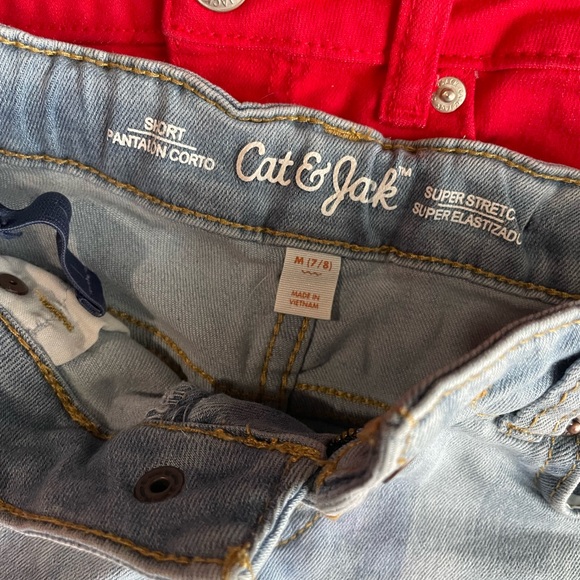 Girls Cat and Jack shorts, size 7/8 - Picture 3 of 5